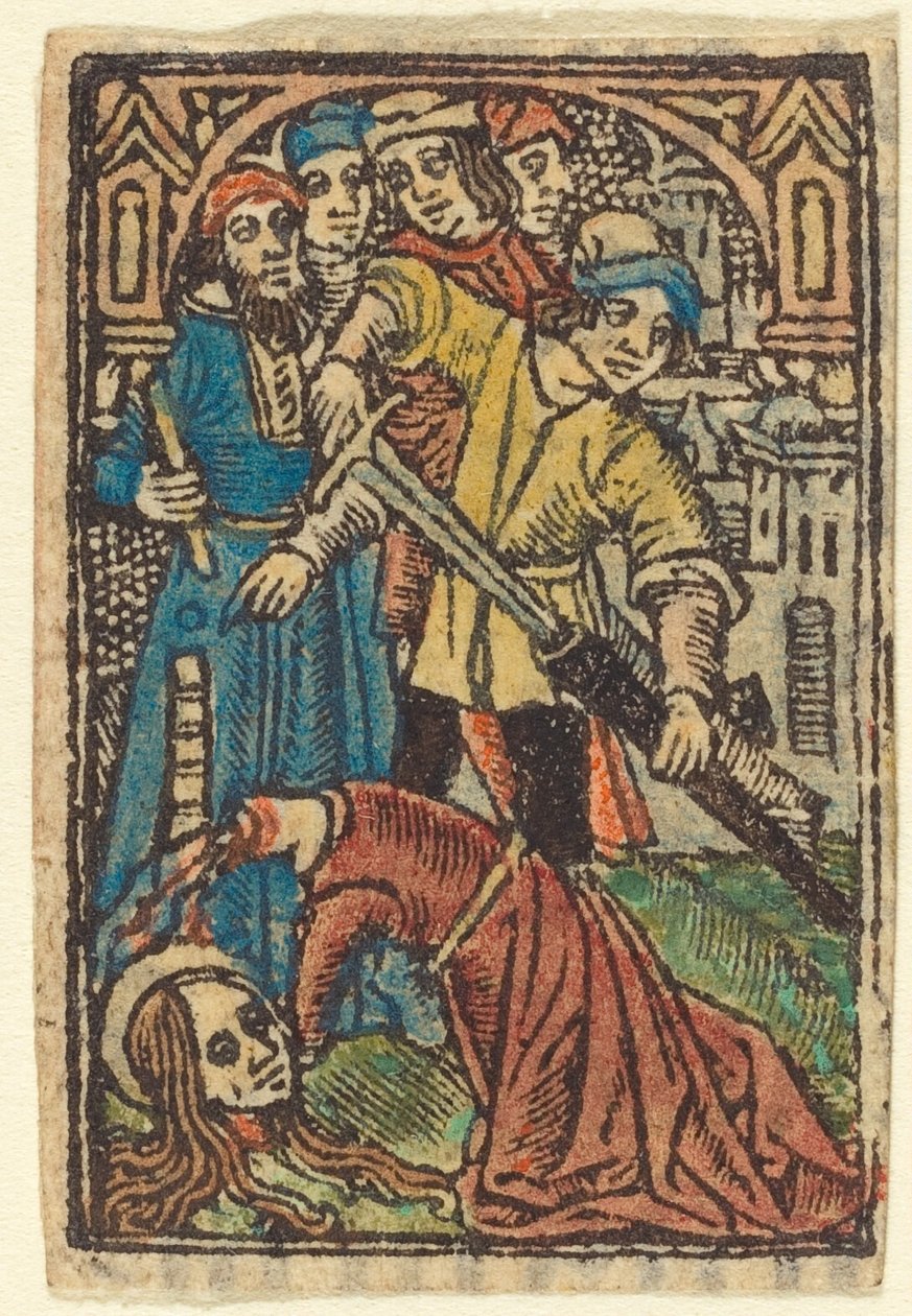 Onthoofding van Sint Catharina (?) door French 15th Century