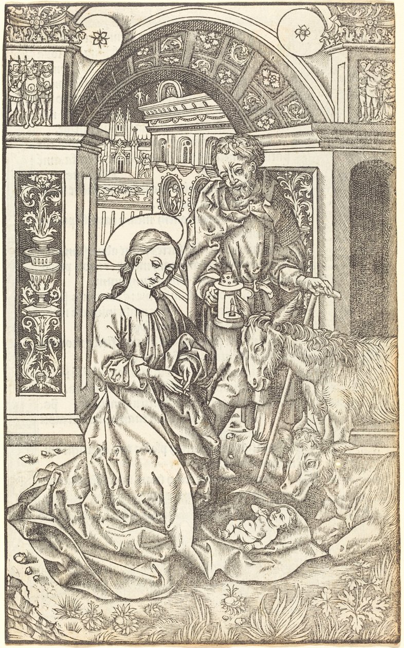 De geboorte door French 15th Century