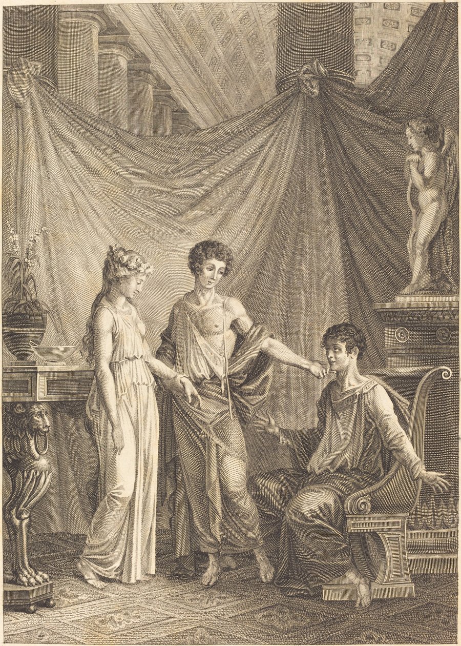 De twee vrienden door French 18th Century