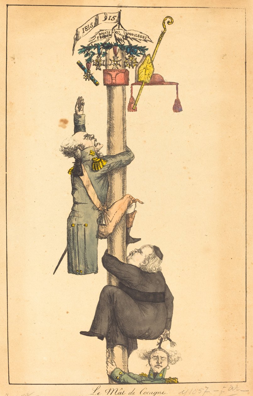 De Vette Paal door French 19th Century