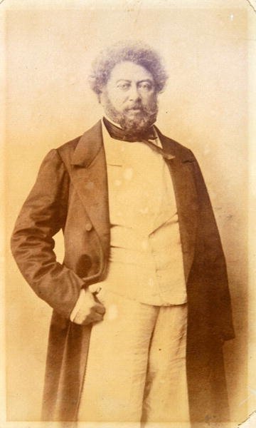 Alexandre Dumas Pere (1803-70) c.1860 door French Photographer