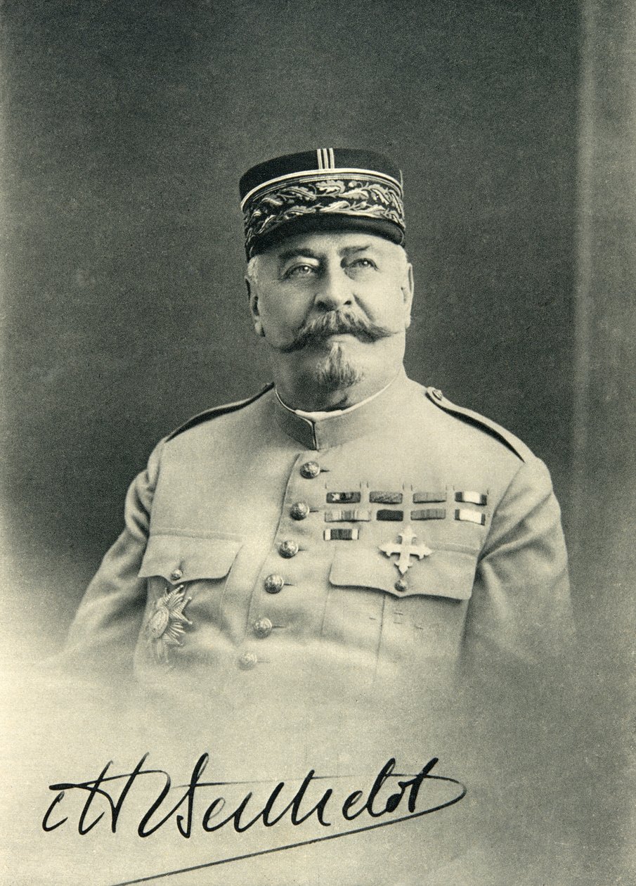 Generaal Henri Berthelot (1861-1931), 20e eeuw door French Photographer