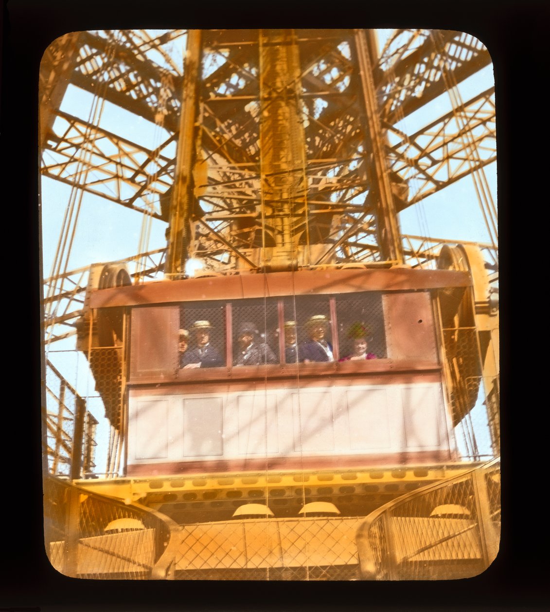 Parijs Expositie: Eiffeltoren, 1900 door French Photographer