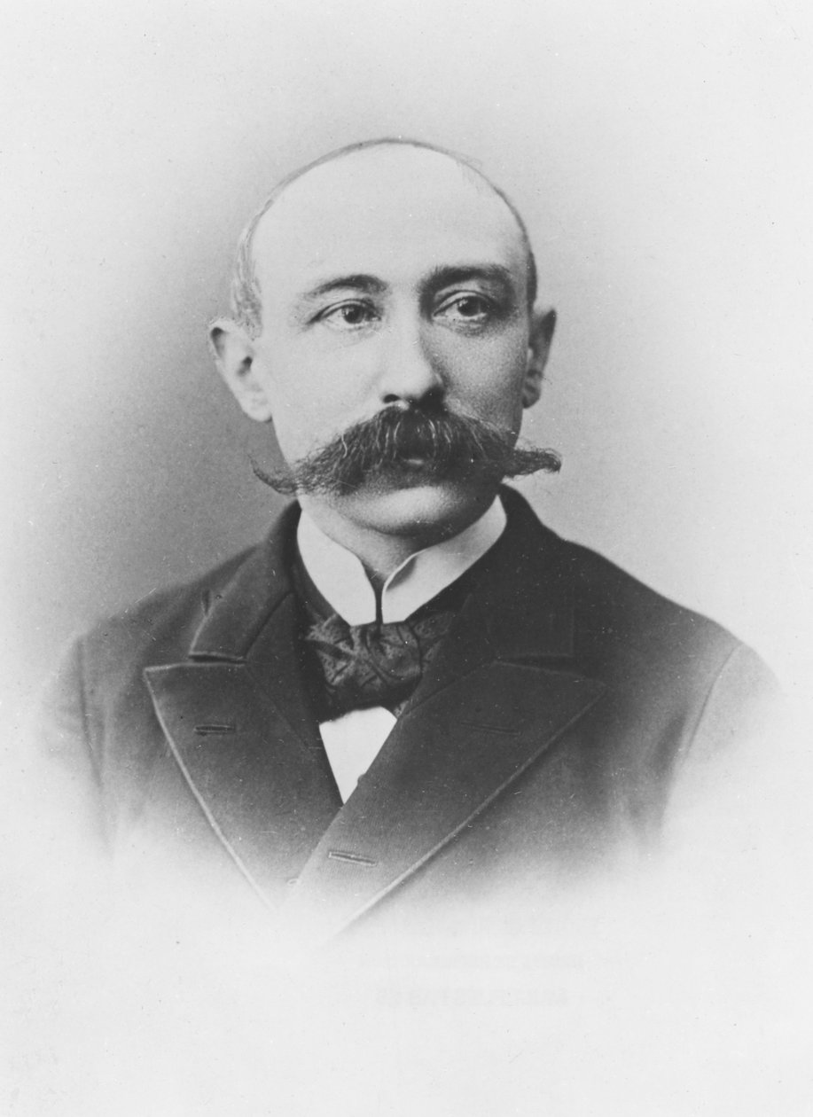 Portret van Frédéric Edouard Plessis door French Photographer