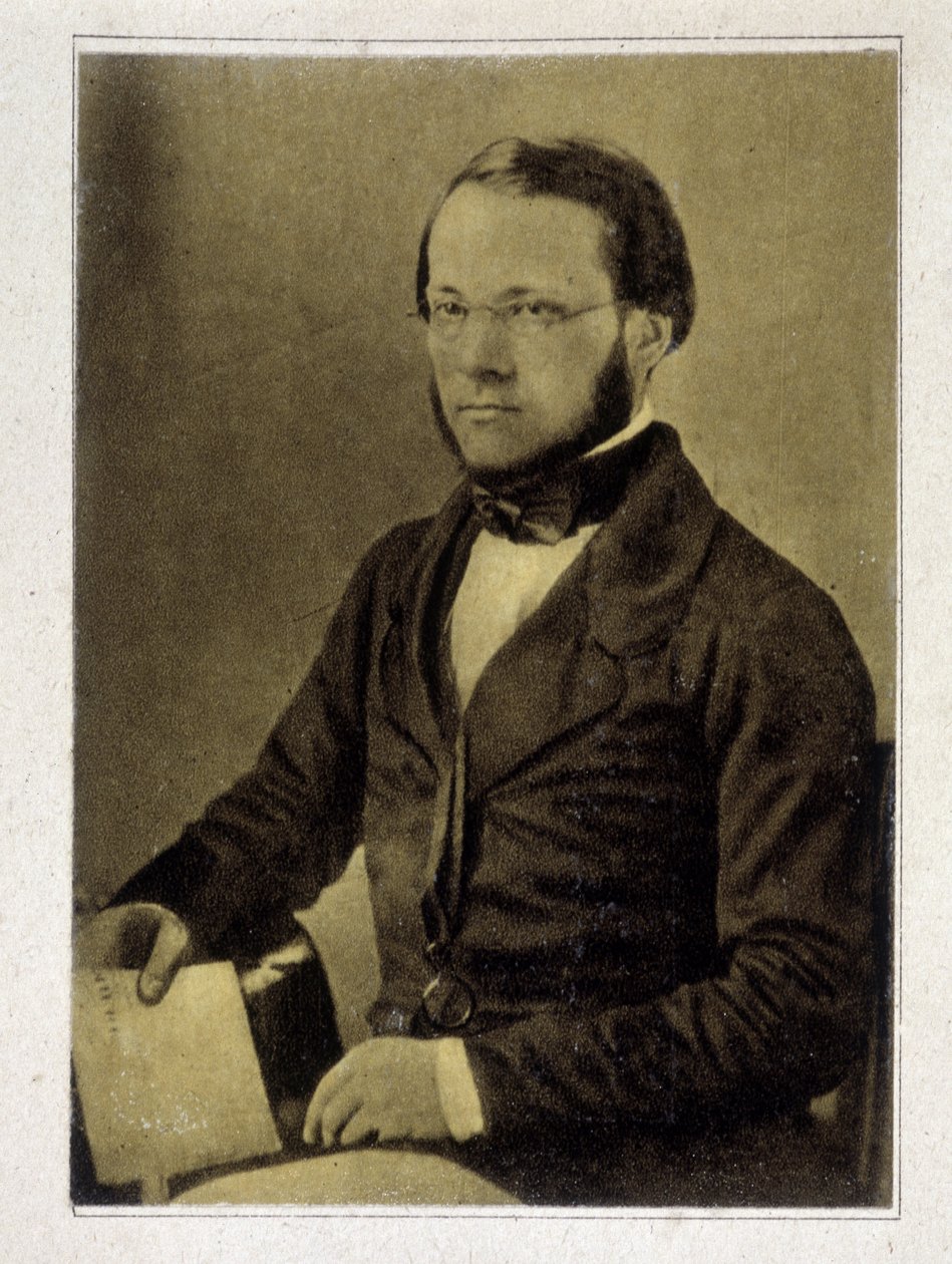 Portret van Louis Pasteur in 1852. door French Photographer