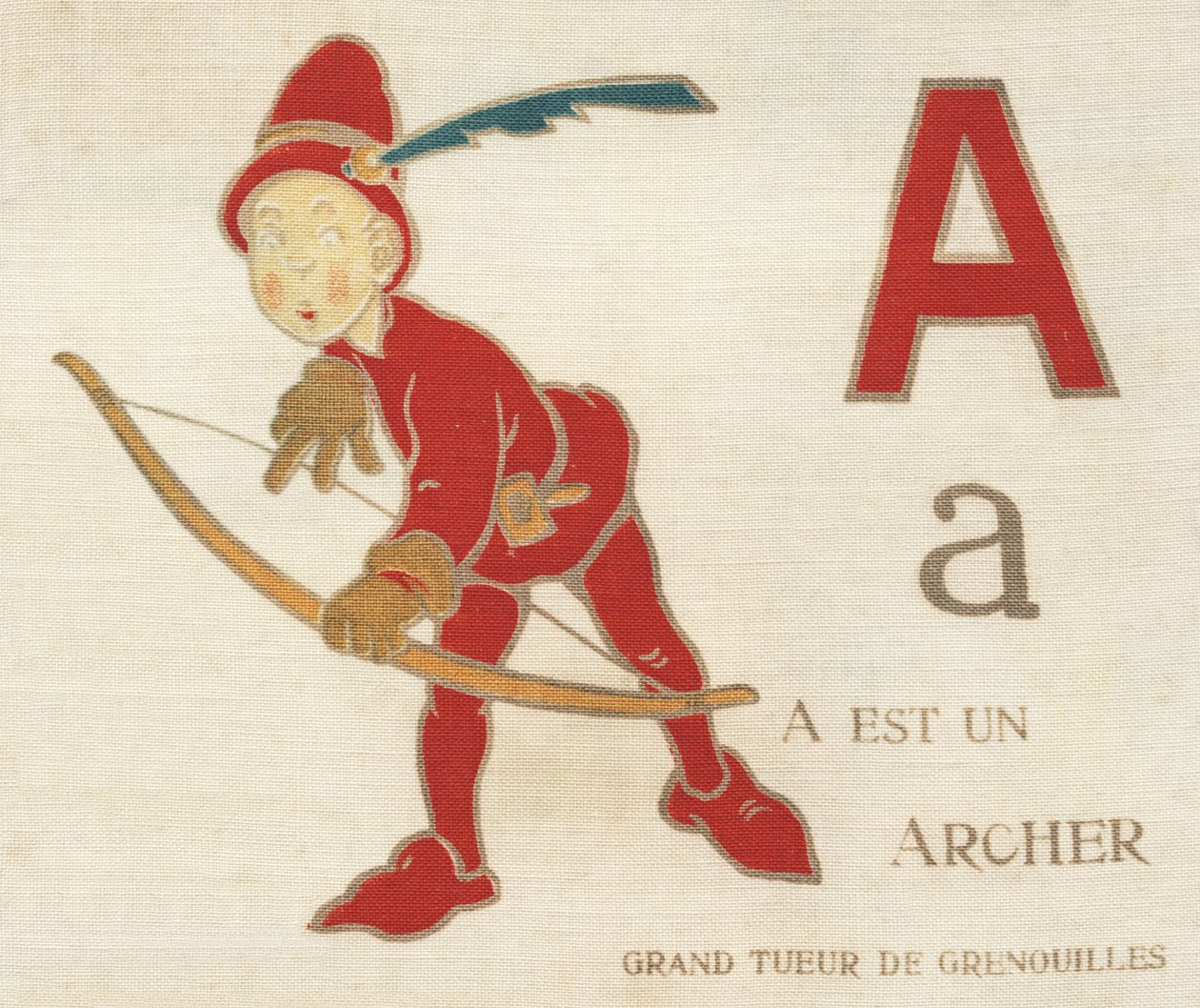 A is een grote kikkermoordenaar Boogschutter door French School