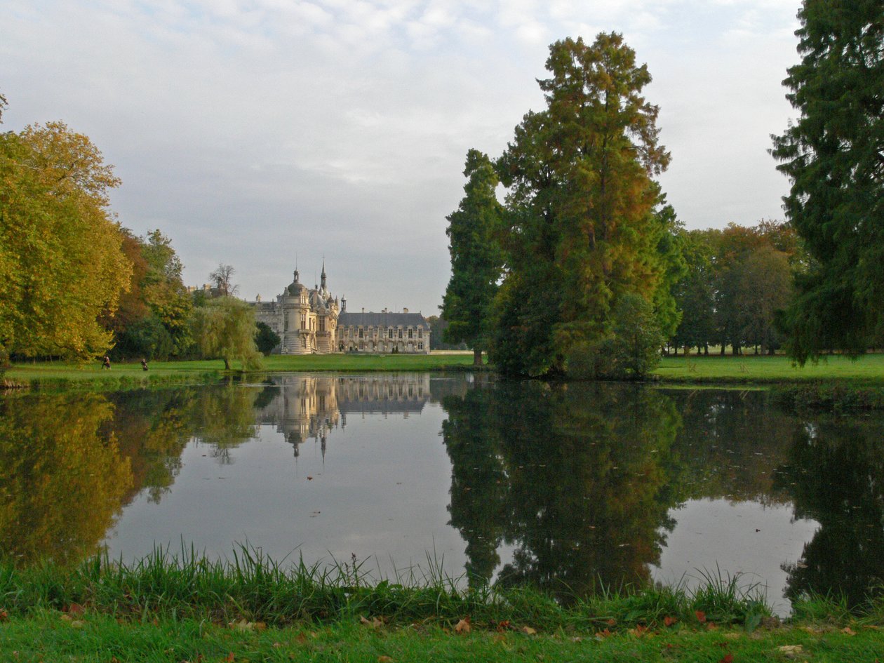 Een uitzicht op het Kasteel door French School