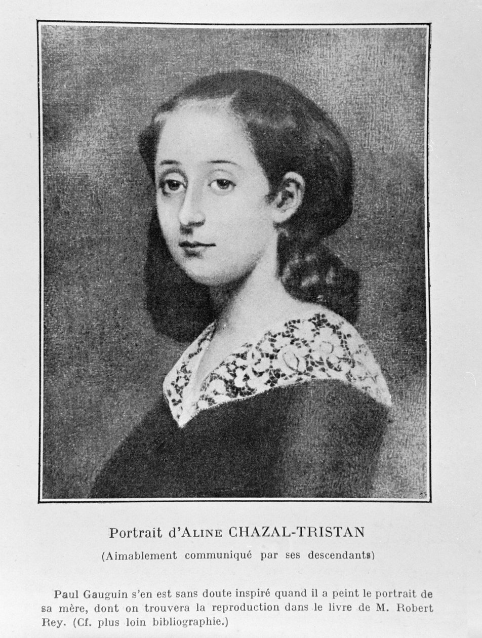 Aline Marie Chazal-Tristan (1831-1867) door French School