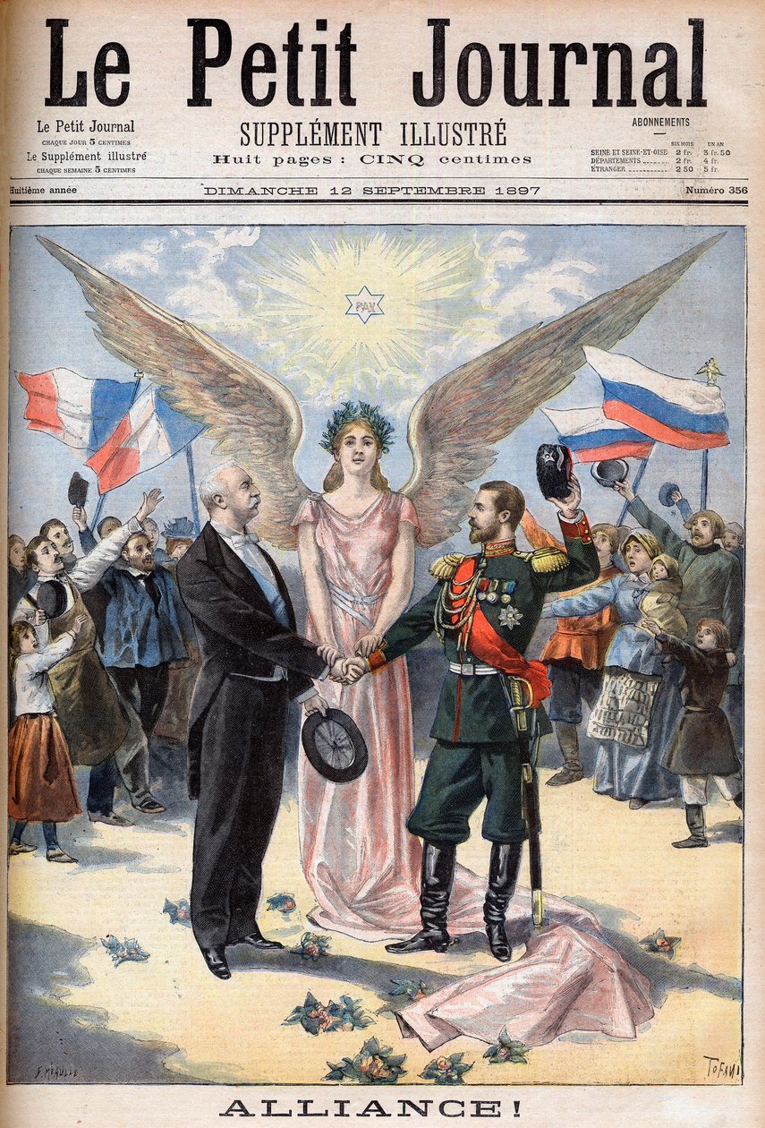 Alliantie tussen Frankrijk en Rusland door French School
