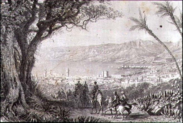 Beiroet in de jaren 1860 door French School