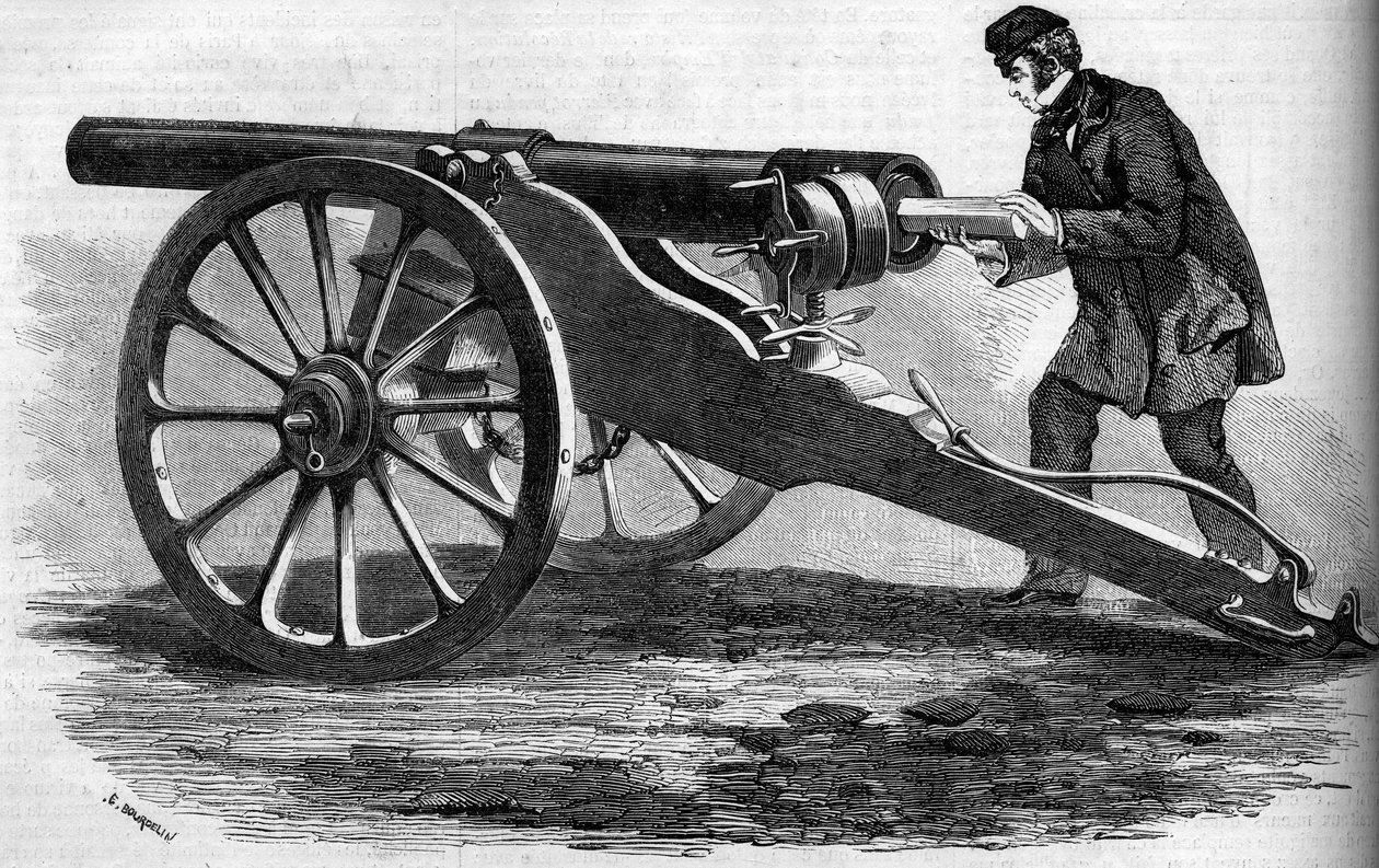 Canon Whitworth van het Engelse Leger door French School