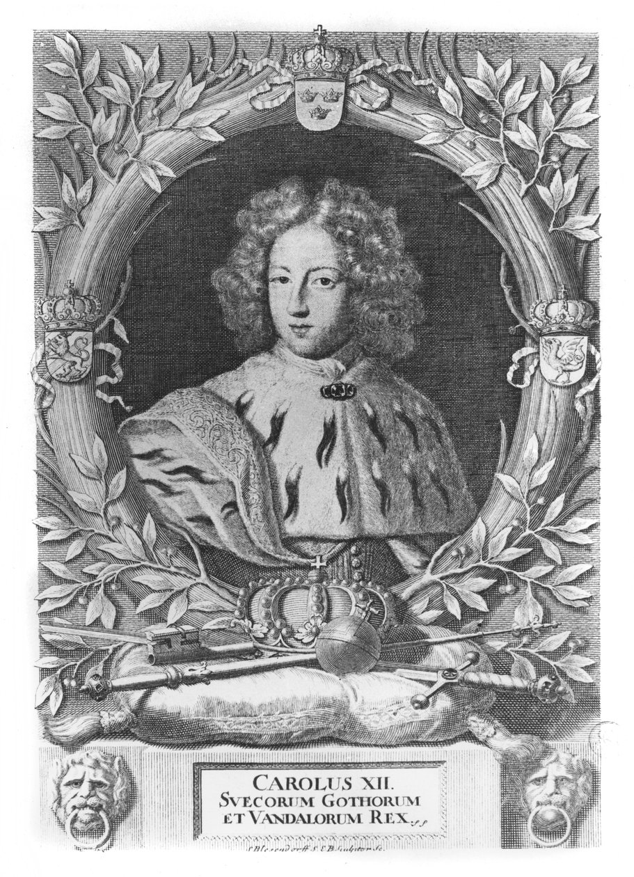 Karel XII, Koning van Zweden door French School