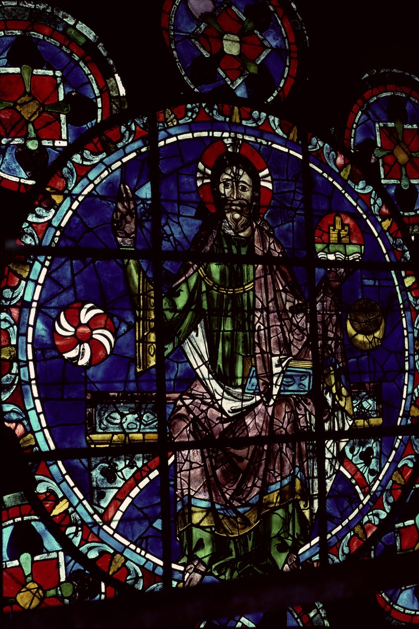 Christus als de Logos, 13e eeuw door French School