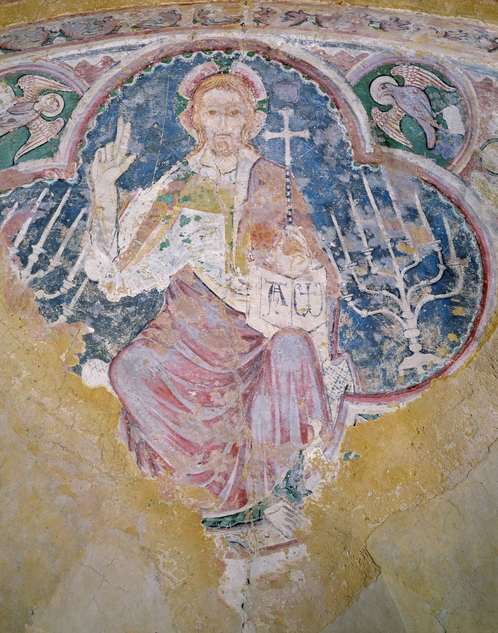 Christus in Majesteit, uit de crypte door French School
