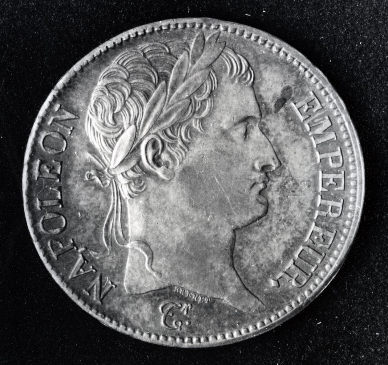 Munt met afbeelding van Napoleon I (1769-1821) (metaal) door French School