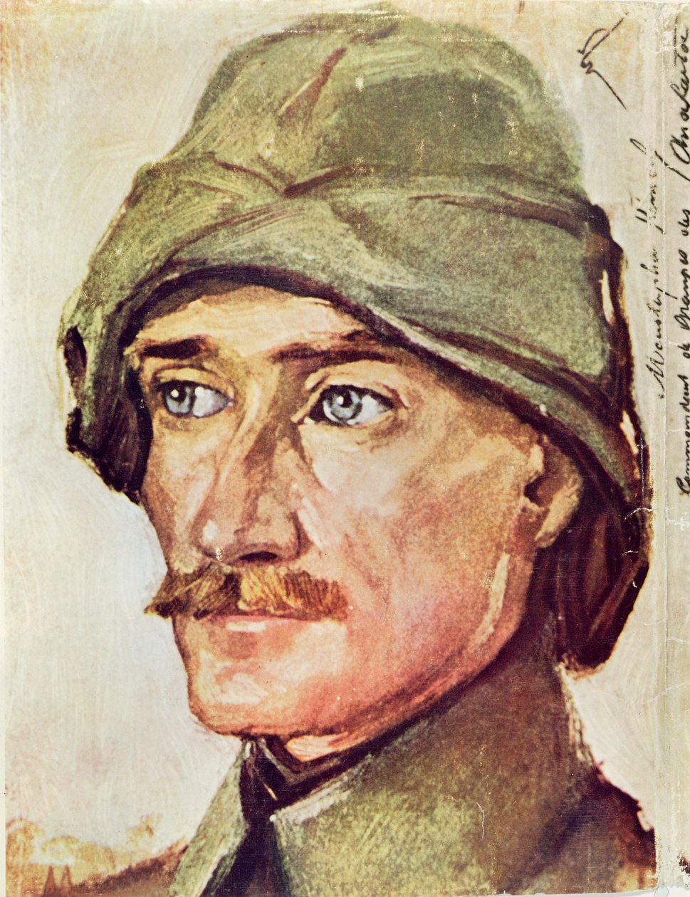 Commandant Kemal (Mustapha) Ataturk (1881-1938) 1914-18 door French School