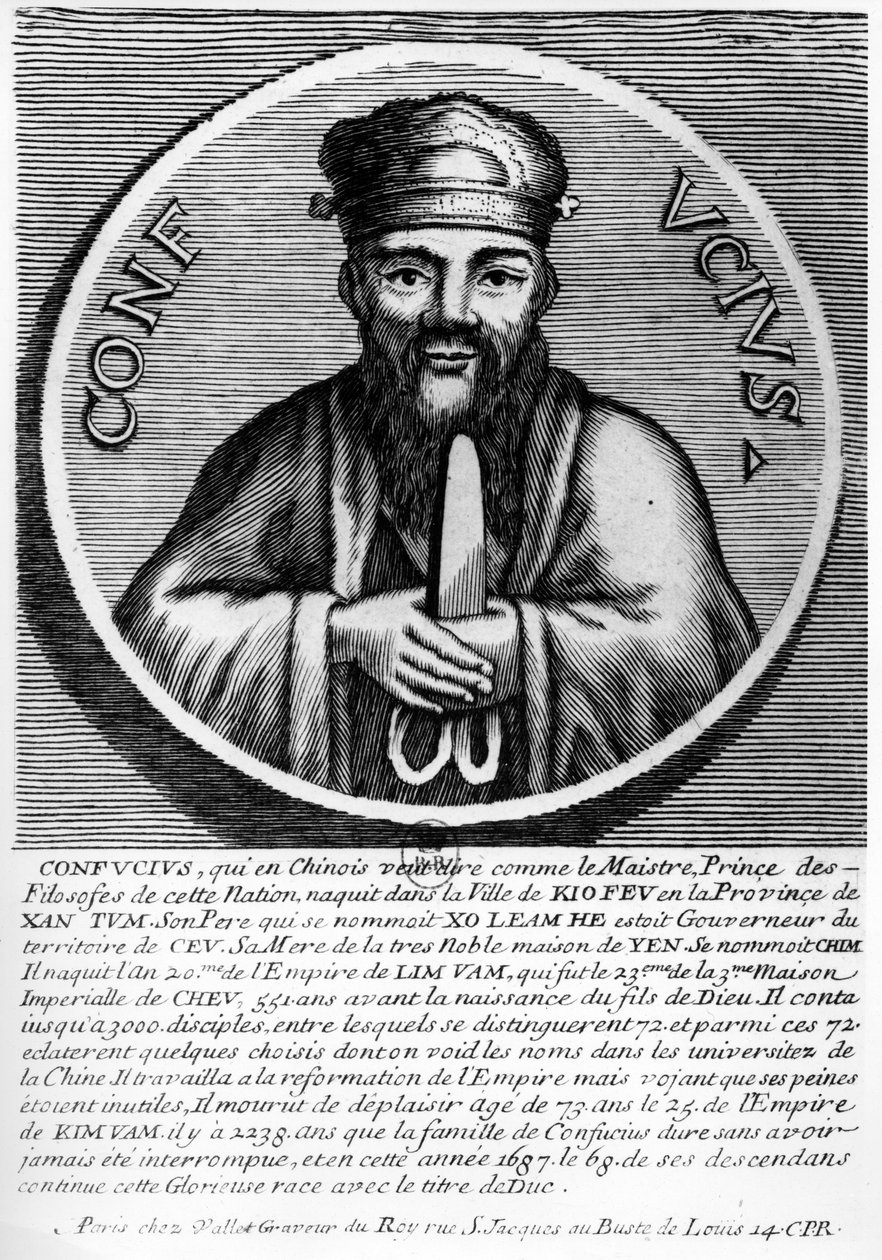 Confucius door French School