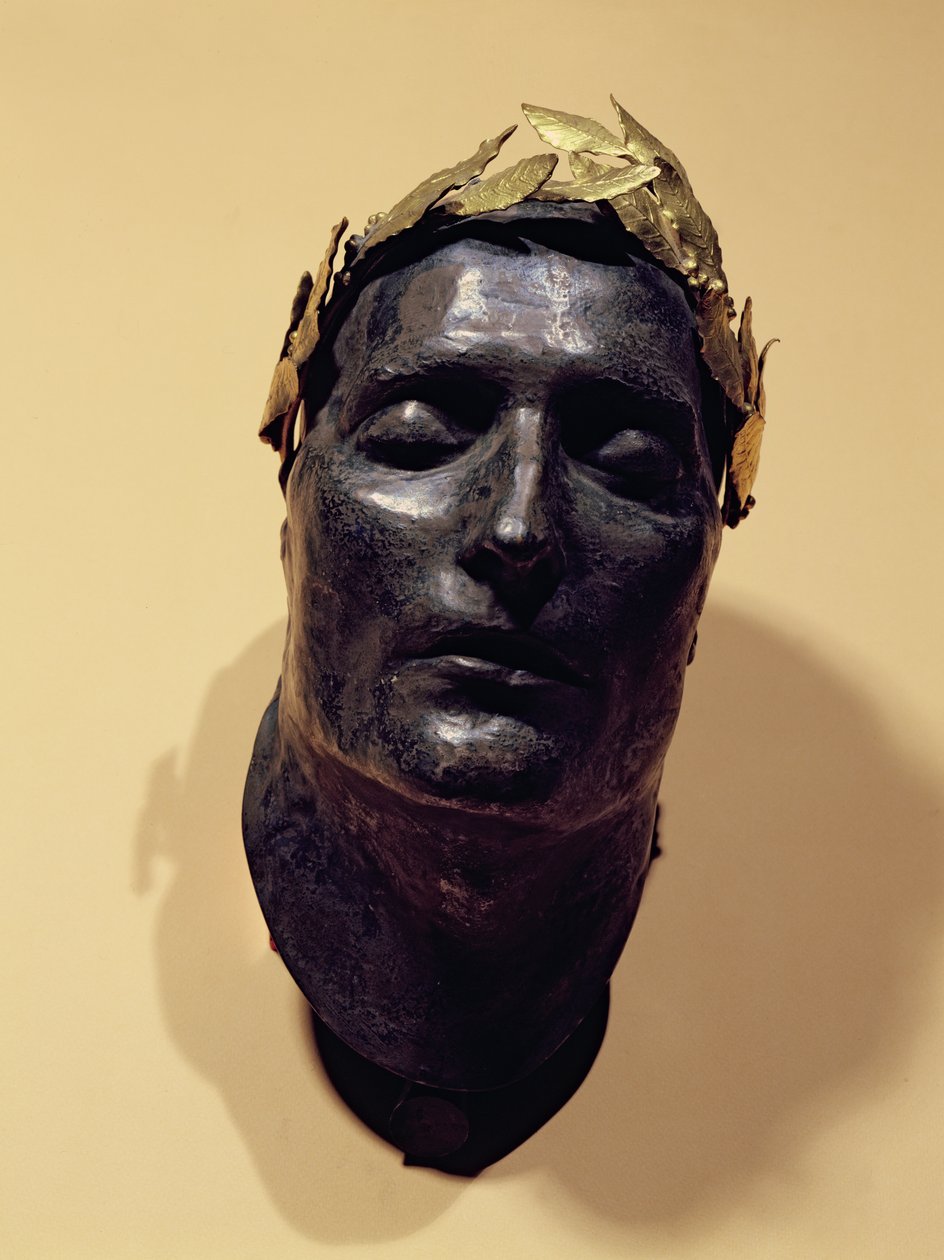Dodenmasker van Napoleon Bonaparte (1769-1821) door French School