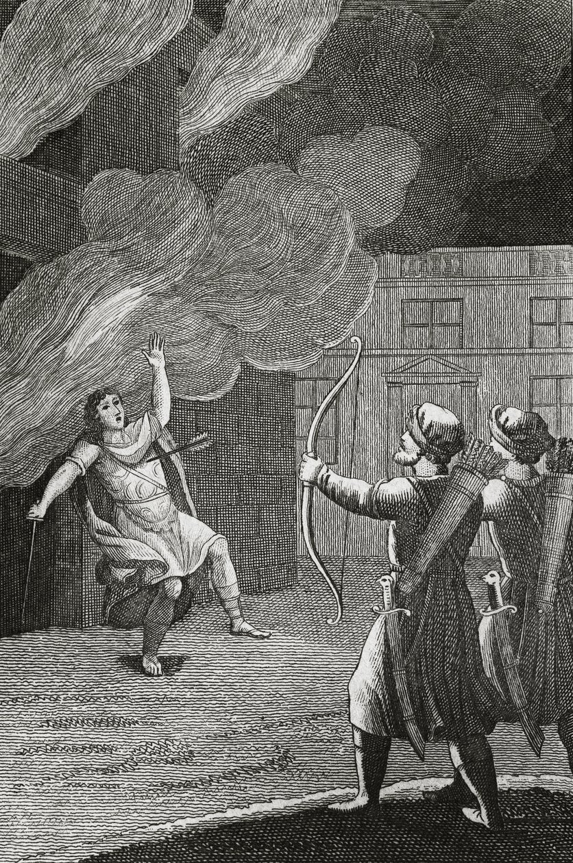De dood van Alcibiades door French School