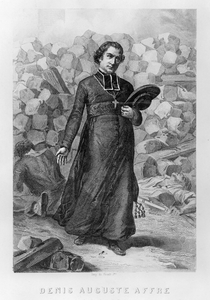 Denis-Auguste Affre (gravure) door French School