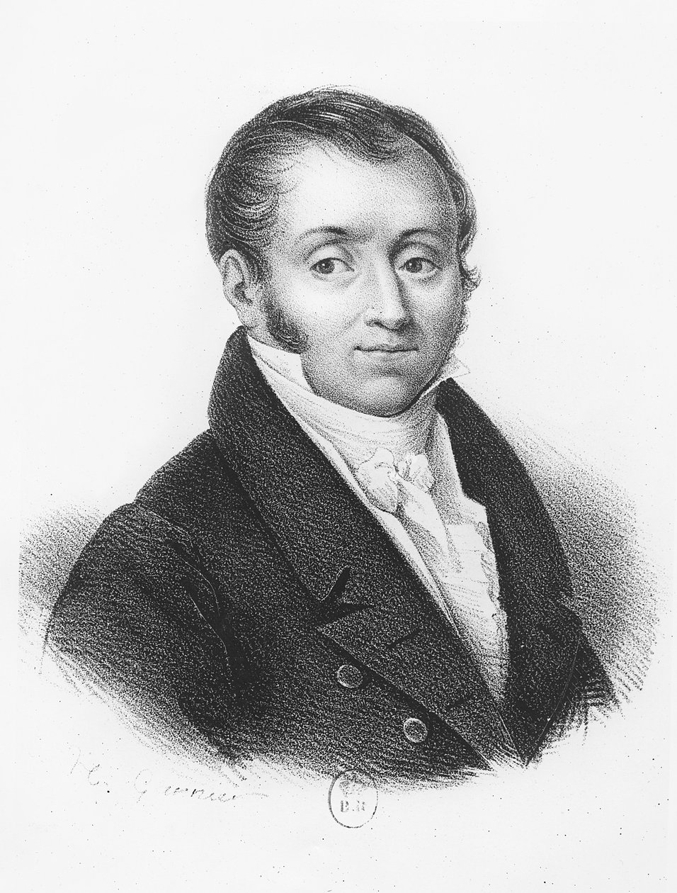 Emmanuel, Graaf de Las Cases (gravure) door French School