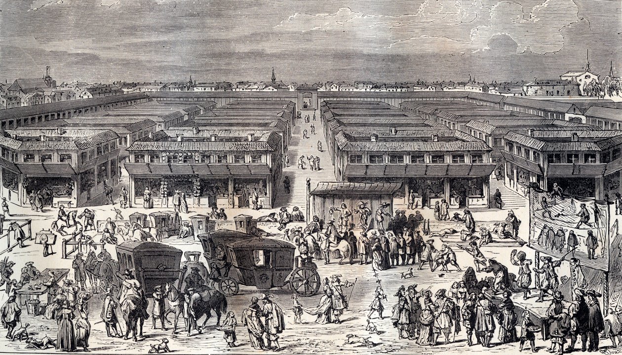 Kermis van Saint Germain in Parijs door French School
