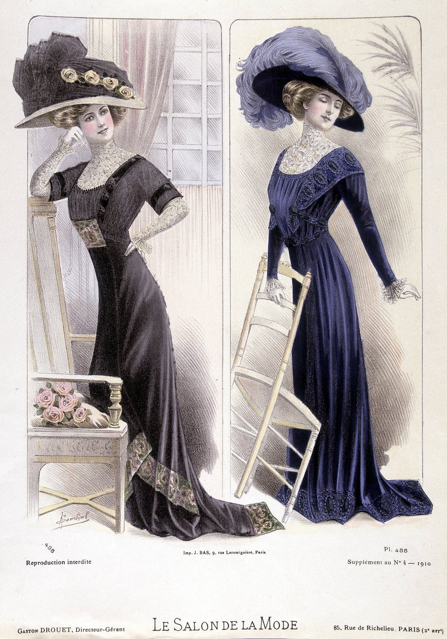 Modeshow, op 16/02/1910 door French School