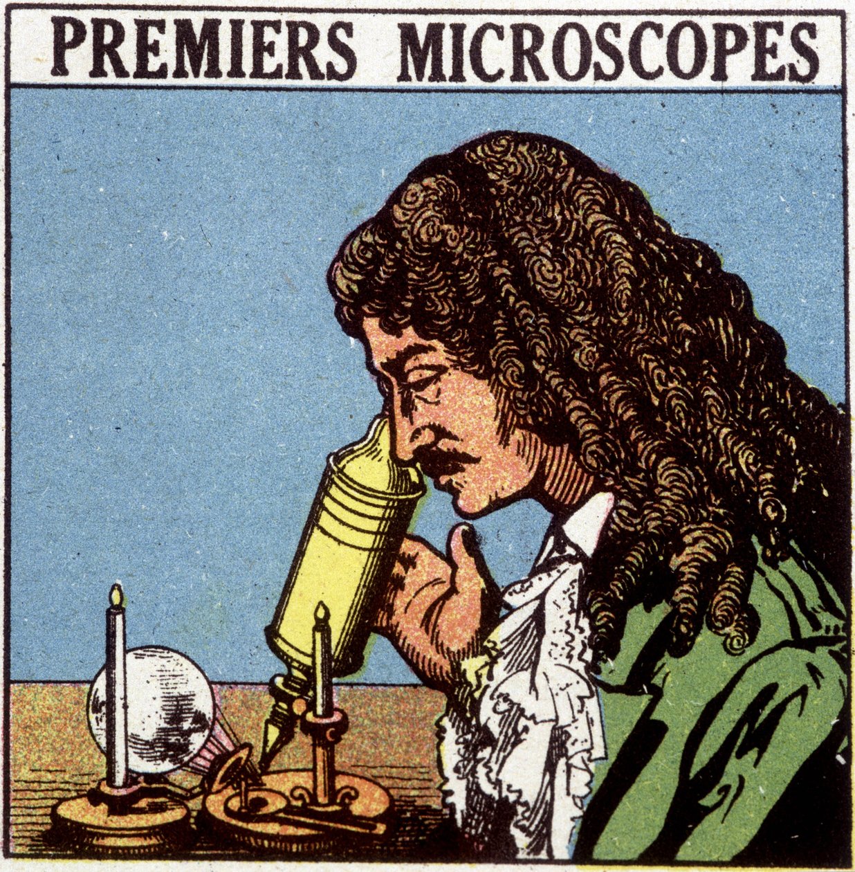 Eerste microscopen: Huygens door French School