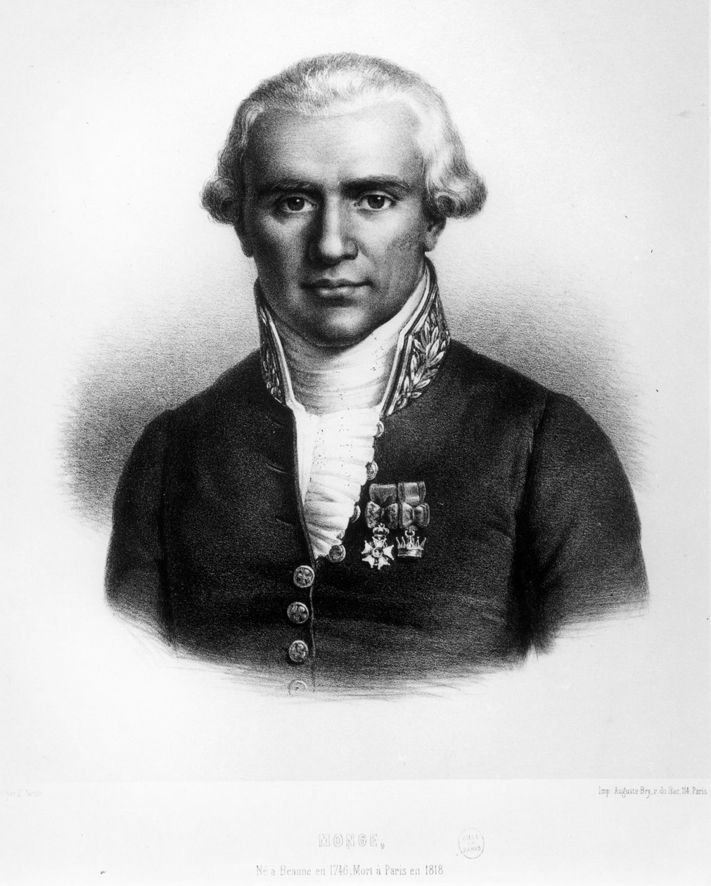 Gaspard Monge (1746-1818) Graaf van Peluse door French School