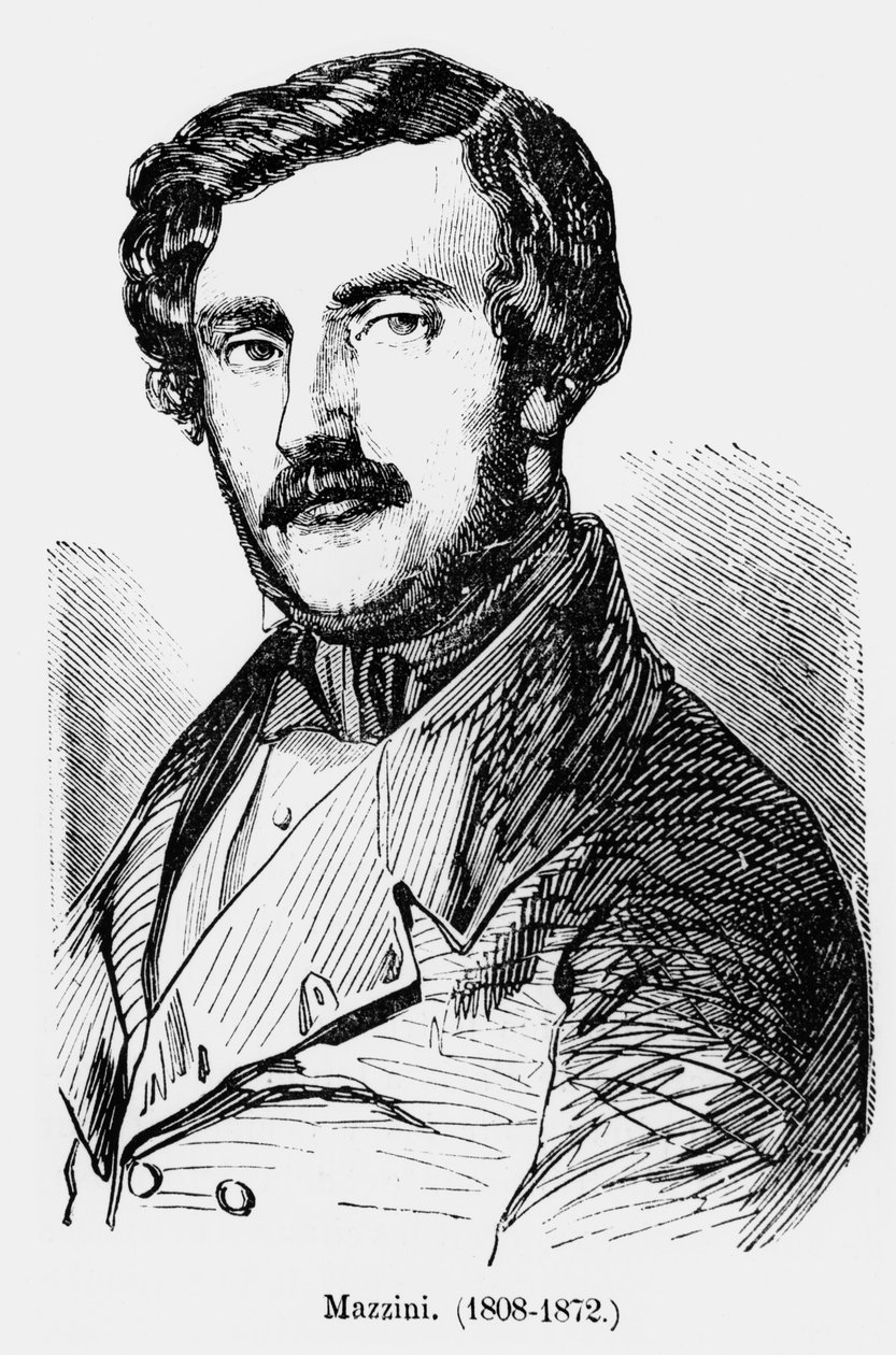 Giuseppe Mazzini door French School