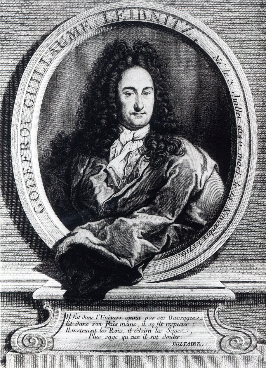 Gottfried Wilhelm Leibniz door French School