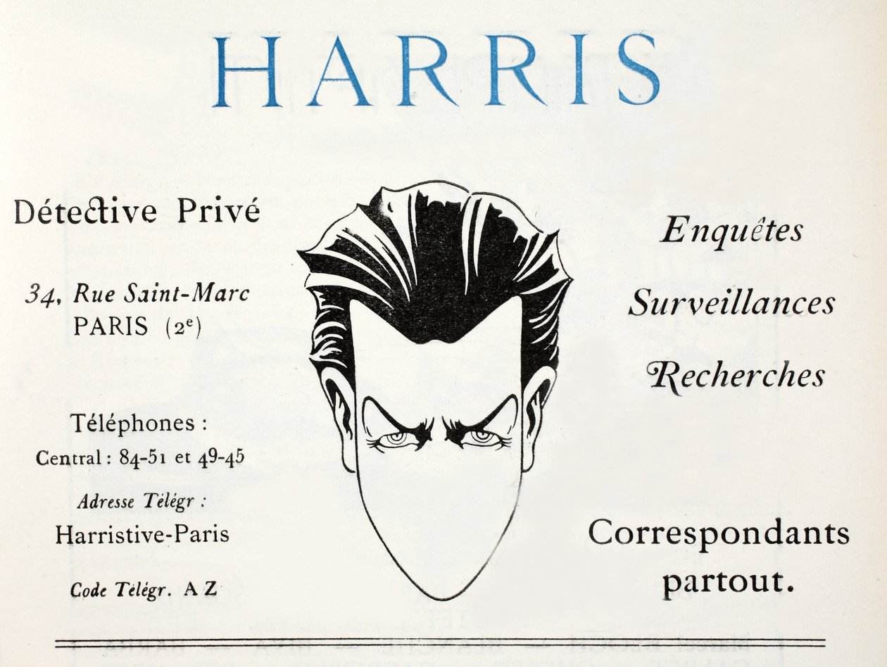 Harris - Privé Detective door French School
