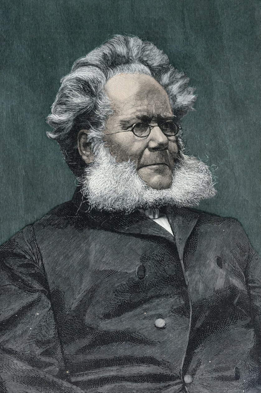 Henrik Ibsen (1828-1906) 1901 door French School