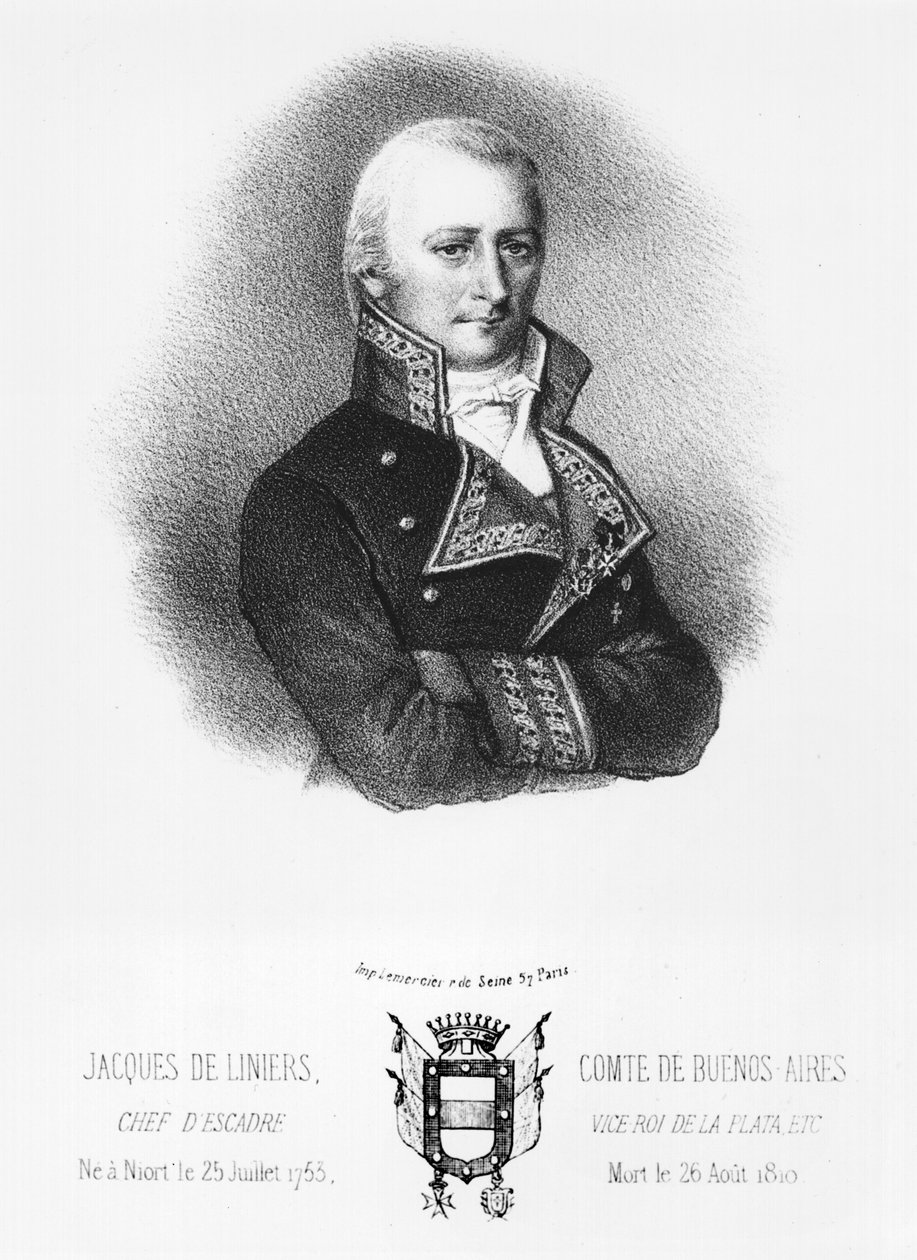 Jacques de Liniers (1753-1810) begin 19e eeuw door French School