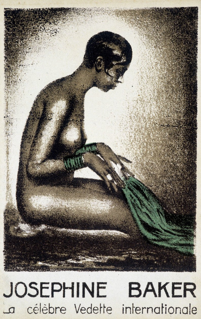Joséphine Baker: de beroemde internationale ster. sd. door French School