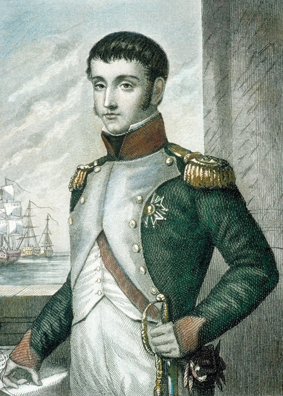 Louis Bonaparte (kleurgravure) door French School