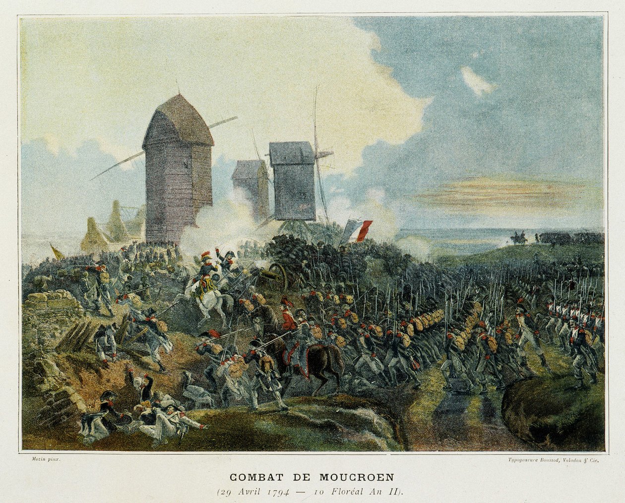 Napoleontische oorlog: Slag bij Moucrouan, 29 april door French School