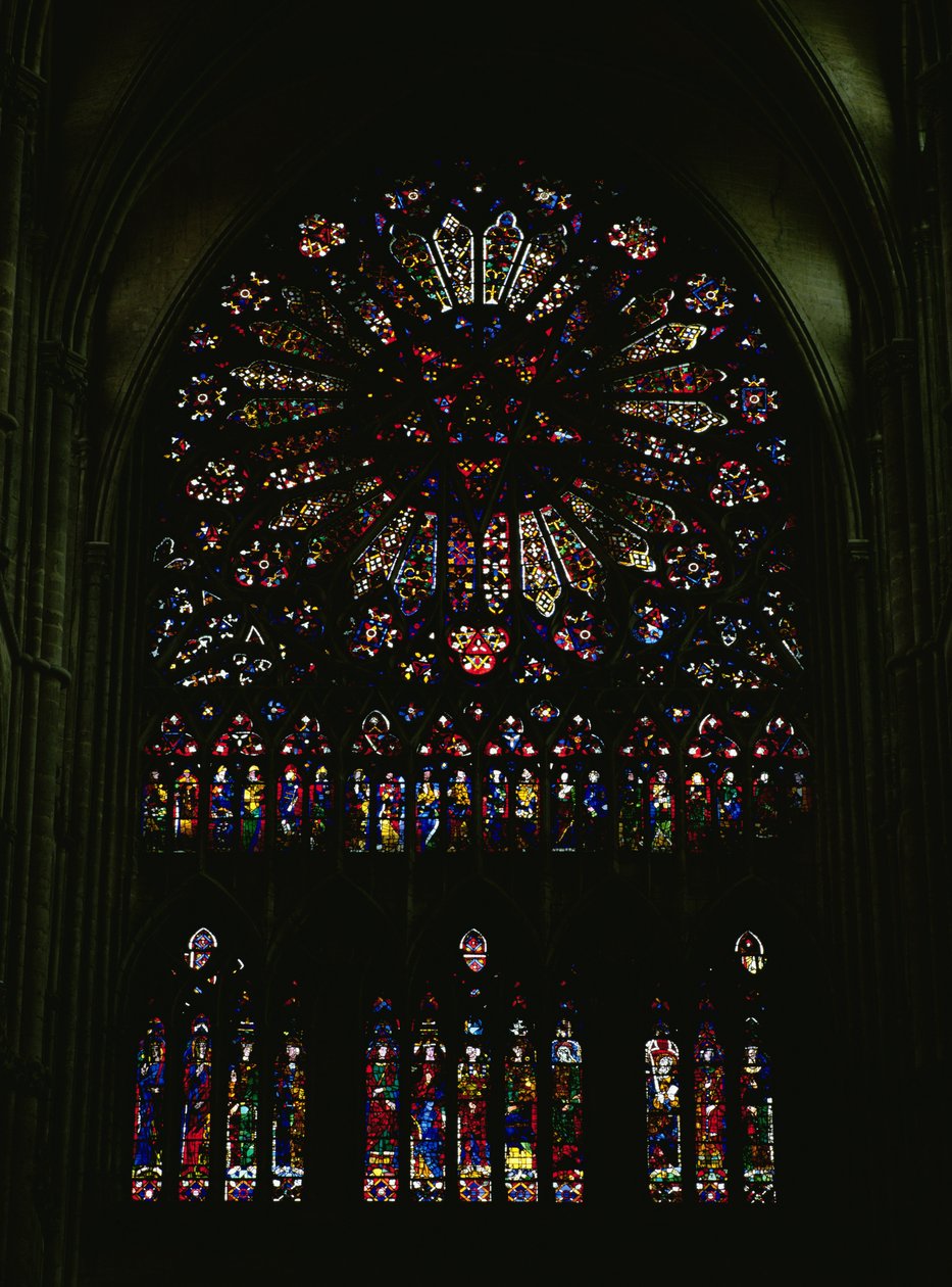 Noord transept raam door French School