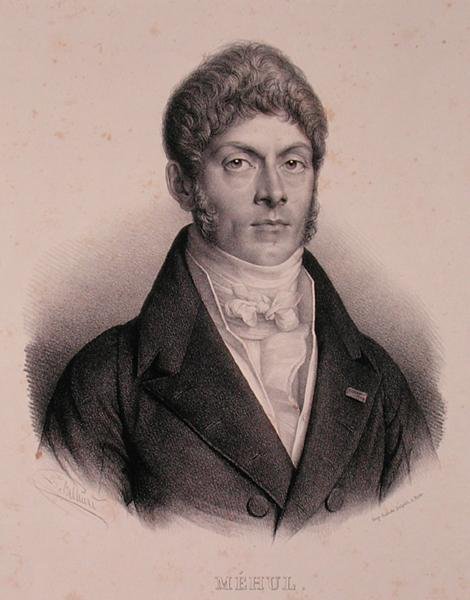 Portret van Etienne-Nicolas Mehul (1763-1817) door French School