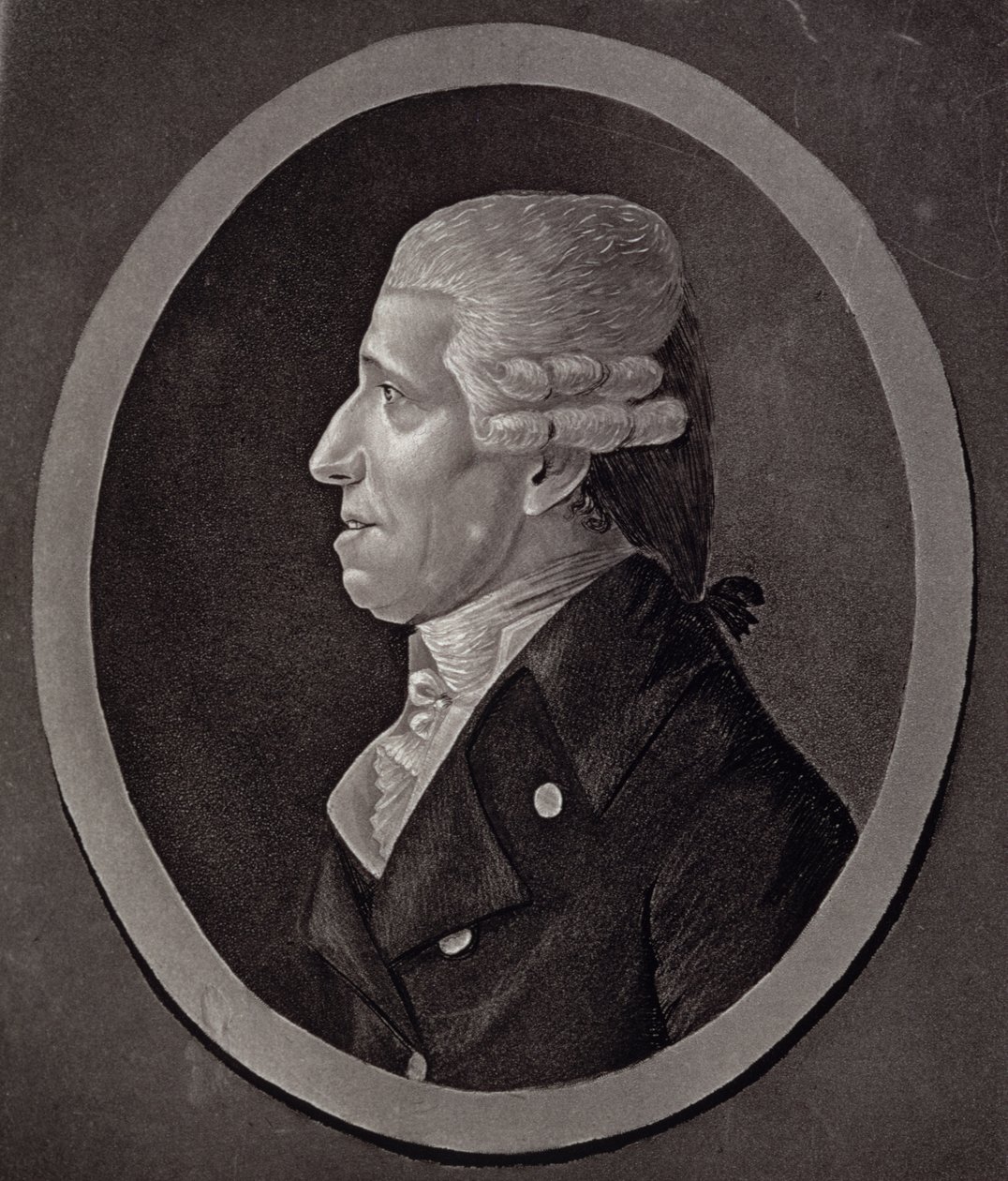 Portret van Franz Joseph Haydn (1732-1809) door French School