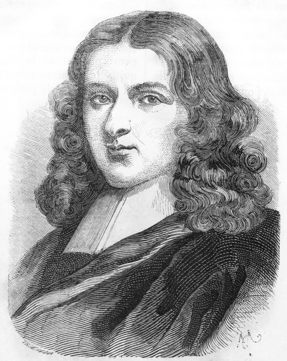 Portret van Pierre Bayle (1647-1706) door French School