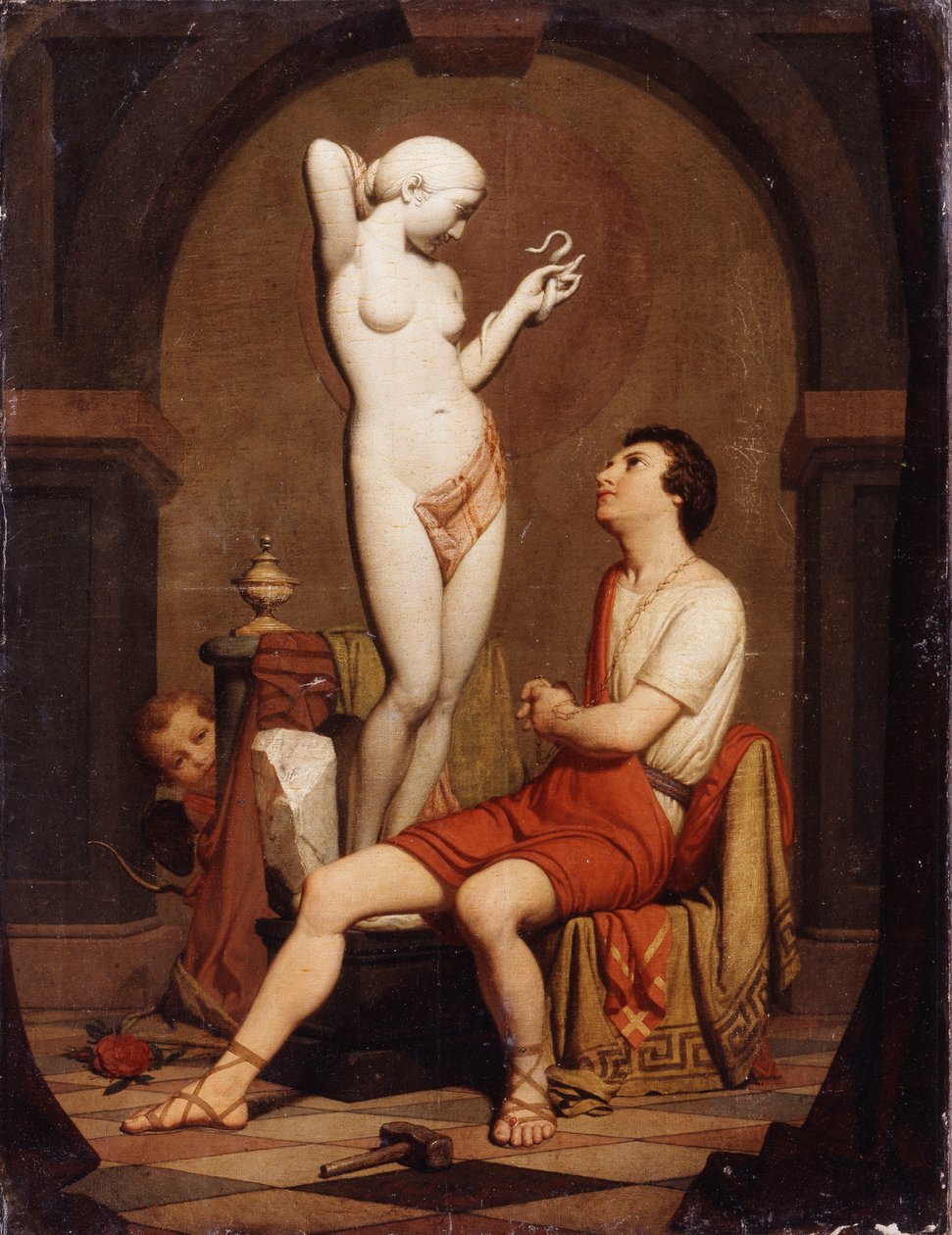 Pygmalion, 1851 door French School