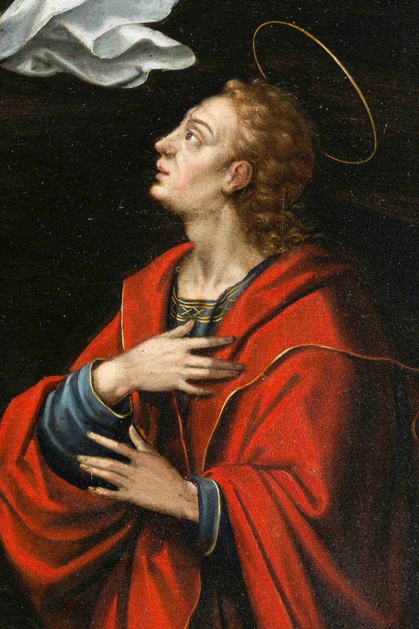 Sint Jan. Drieluik van Aubery door French School