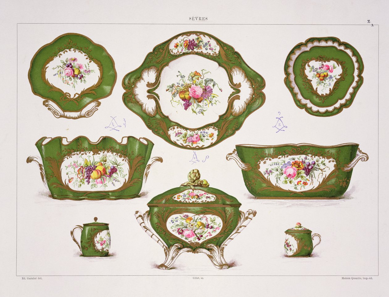Sevres diner servies door French School