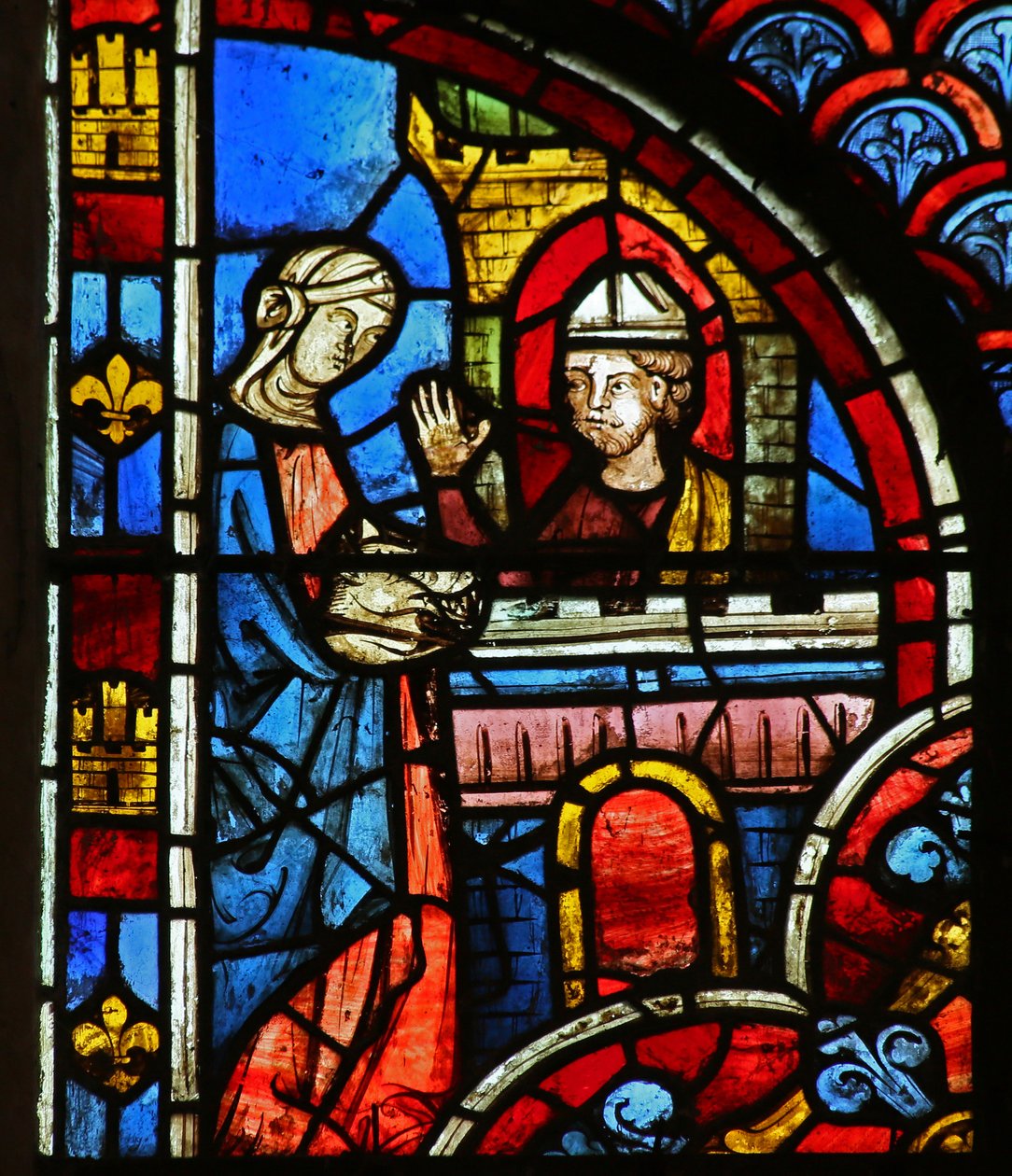 Sint Blasius in de gevangenis door French School