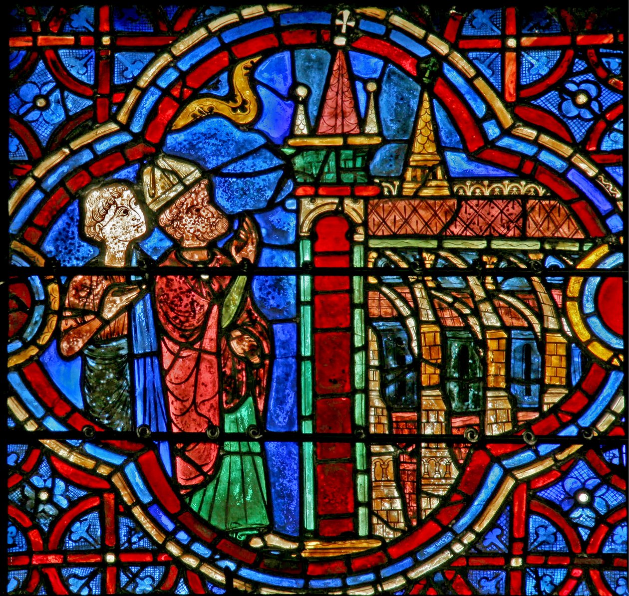 Sint Thomas - in de kathedraal van Canterbury door French School