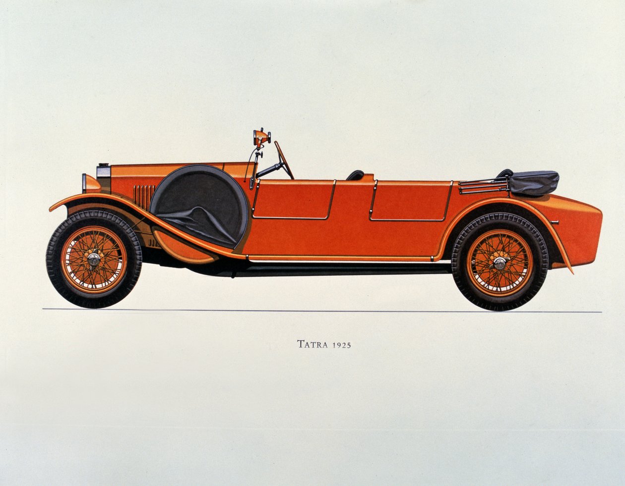Tatra motorwagen, 1925 door French School