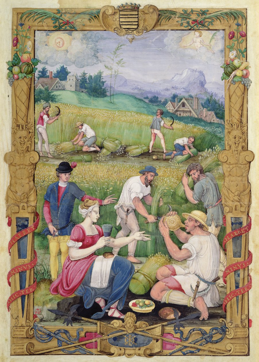 De maand augustus: De oogst door French School