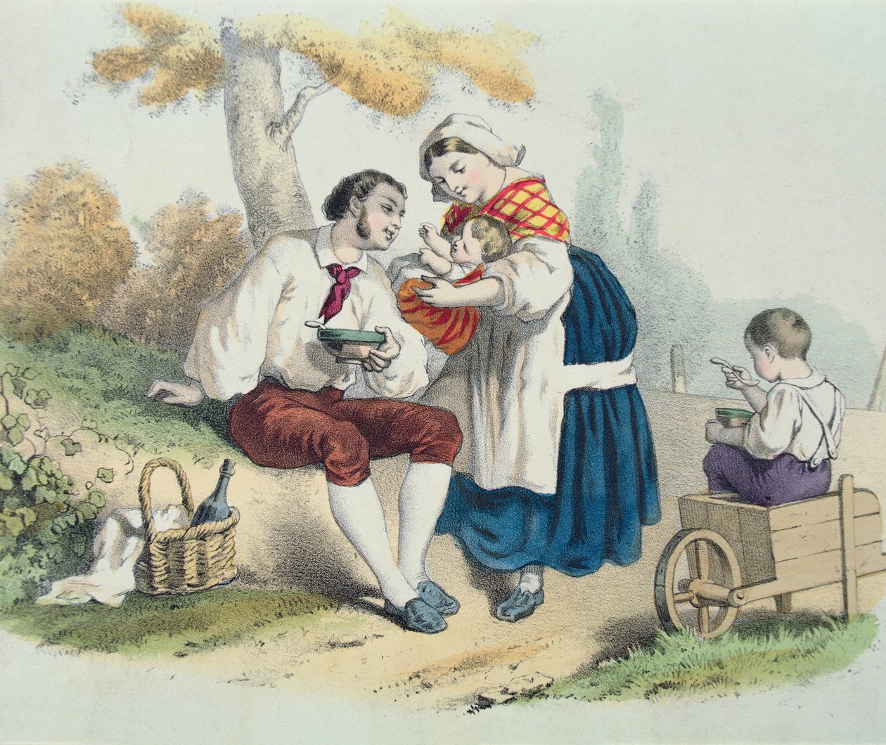 De Picknick door French School