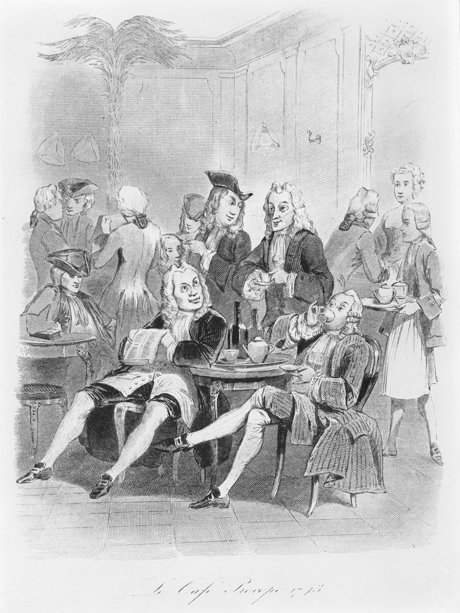 Het Procope in 1743, ca. 1840 door French School